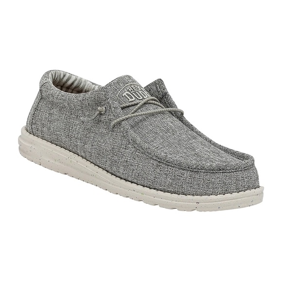 HEY DUDE Wally Blend Linen Iron Loafers - Picture 1 of 4